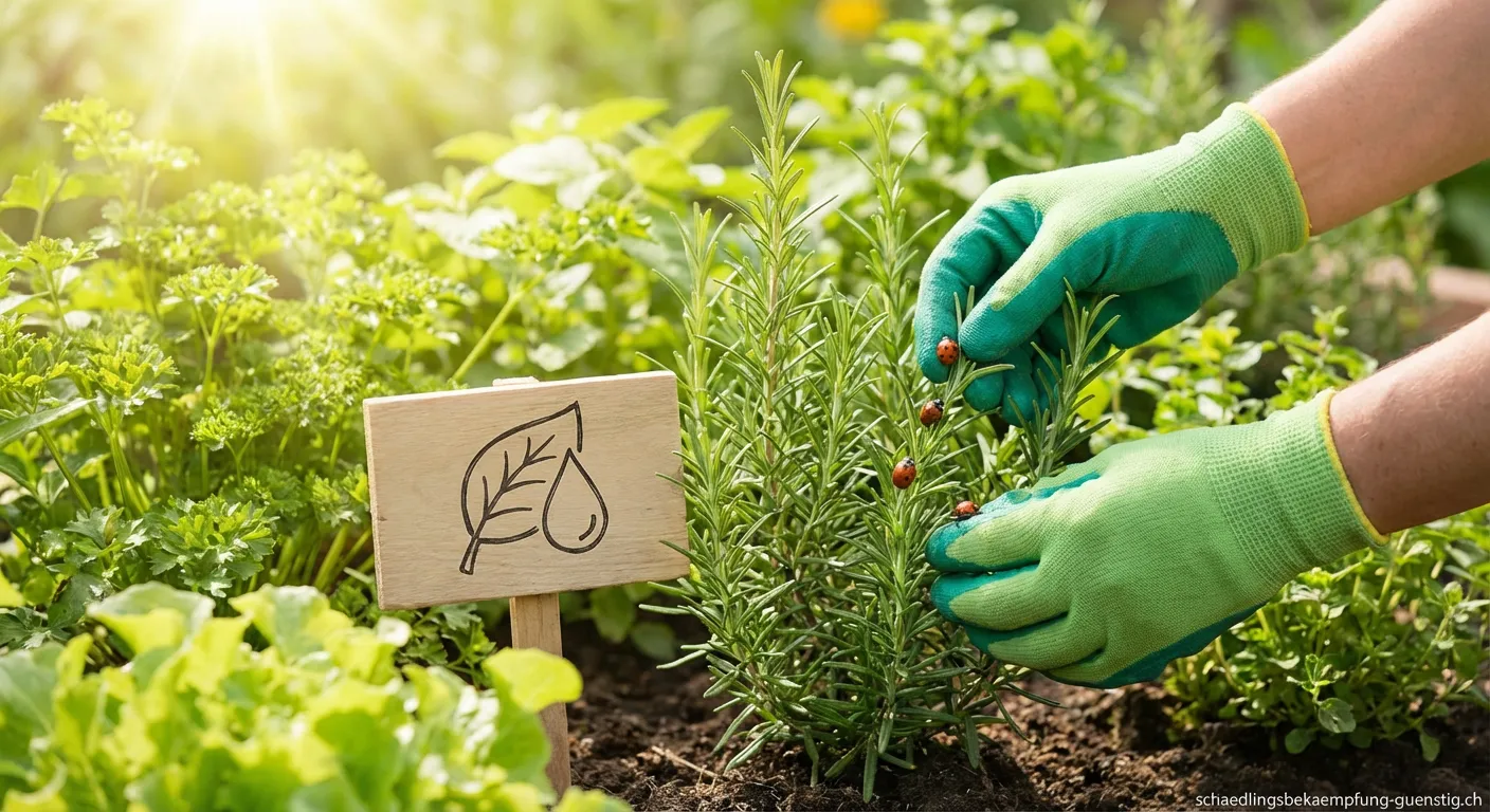 Schädlingsbekämpfung in Kräutergärten natürlich und biologisch